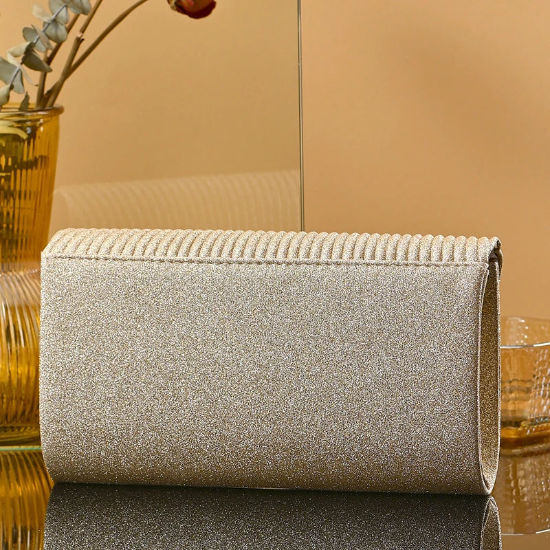 Fashion Elegant Clutch Bag New 2026 Hot Selling Chain Dinner Bag Bride Bridesmaid Lady Handbag Factory Outlet