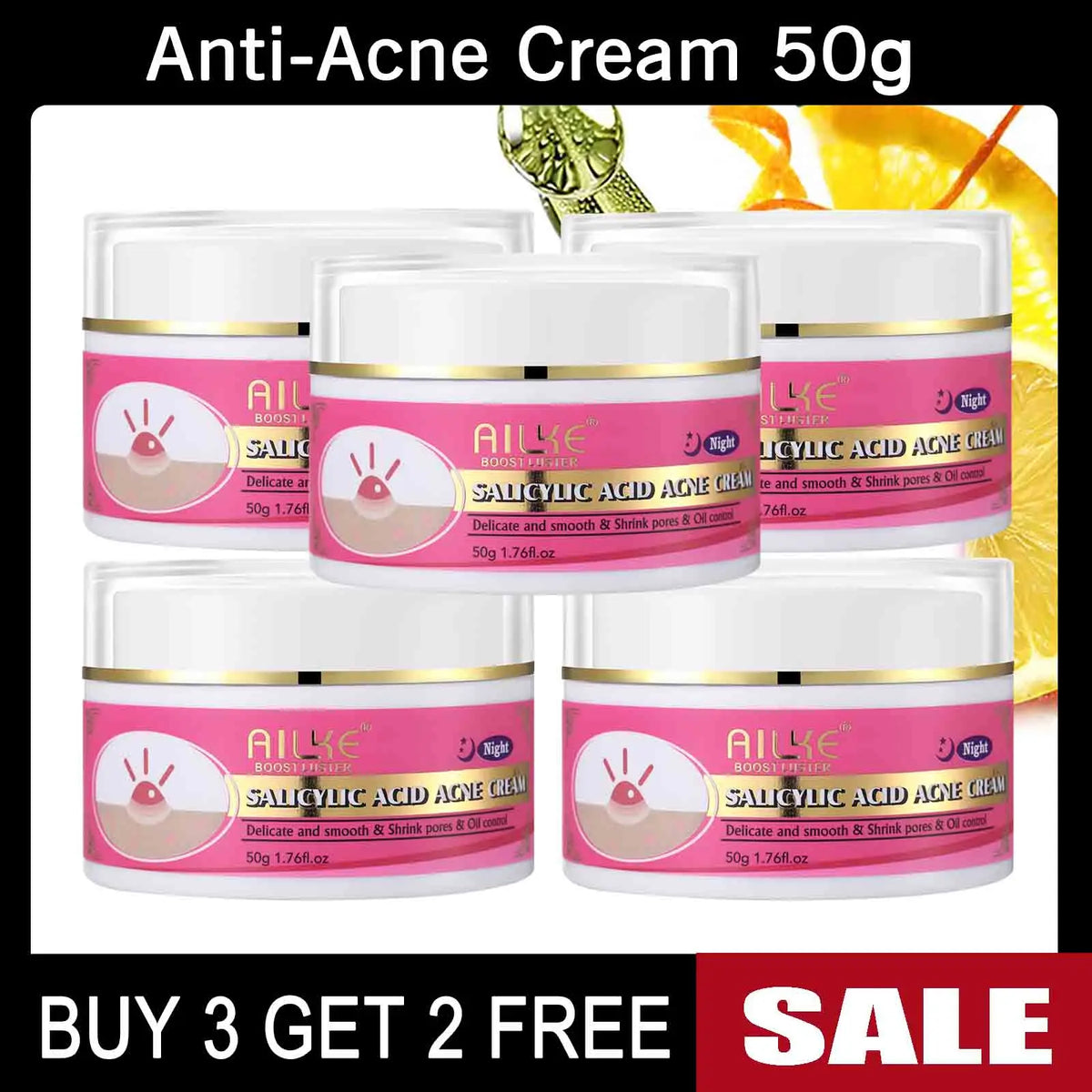 AILKE Natural Skin Brightening Skincare Set - Organic Vegan