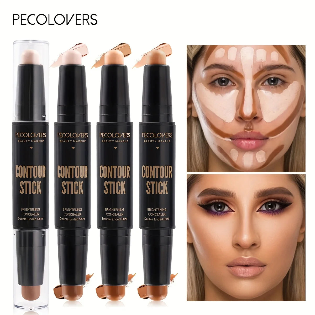 Face Concealer Contouring For Face Bronzer Beauty Contour Makeup Base Foundation Cream For Women'S'S Cosmetics New