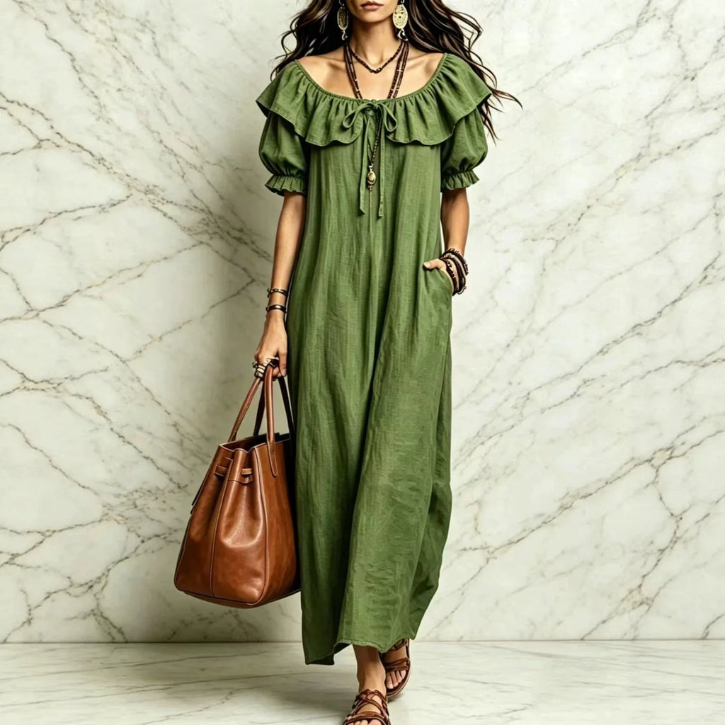 Long Dress Women Dresses Vestidos Y2k Streetwear Round Neck Sleeveless Ruffles Casual Elegant Splice Party Beach Work 2026