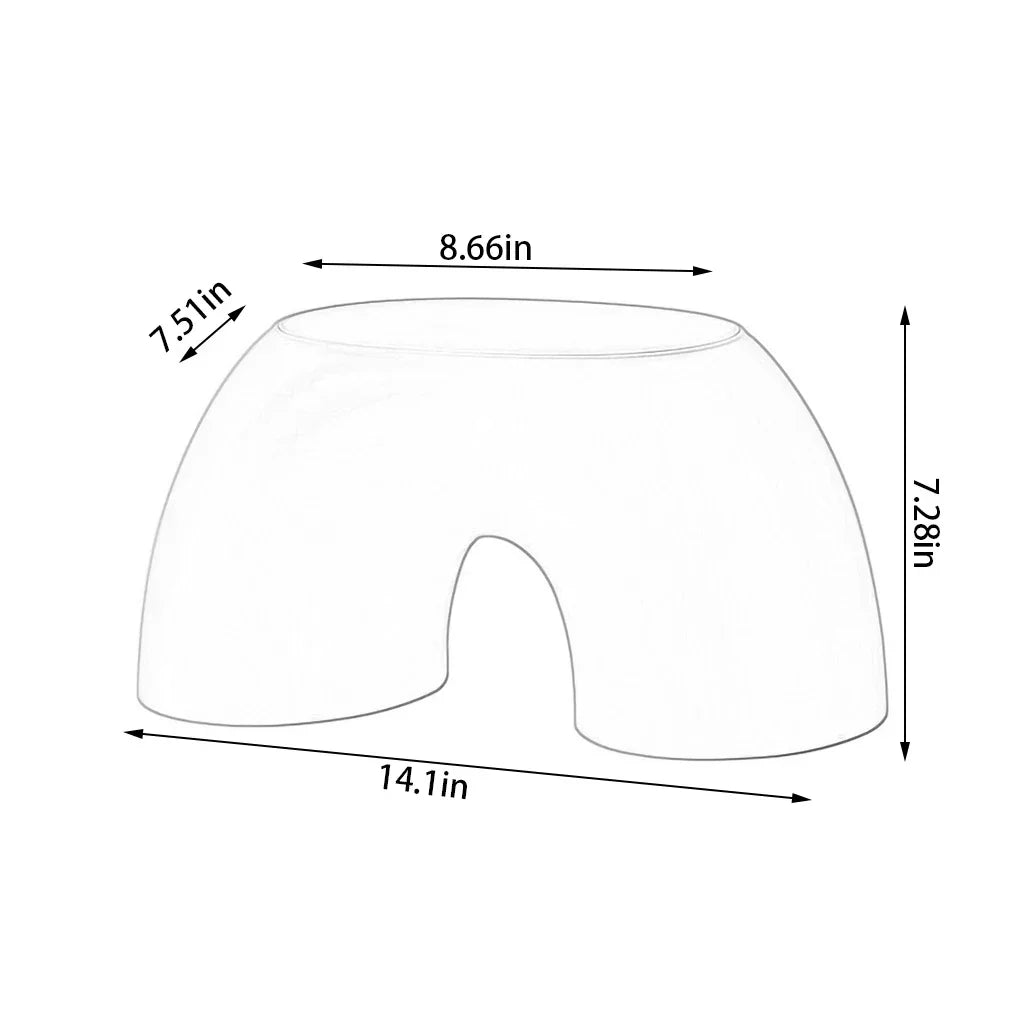 Stool Plastic Rainbow Shape Footstool Safety Kids Step Stool Seat For Living Room Indoor Furniture Children'S Stool Toy