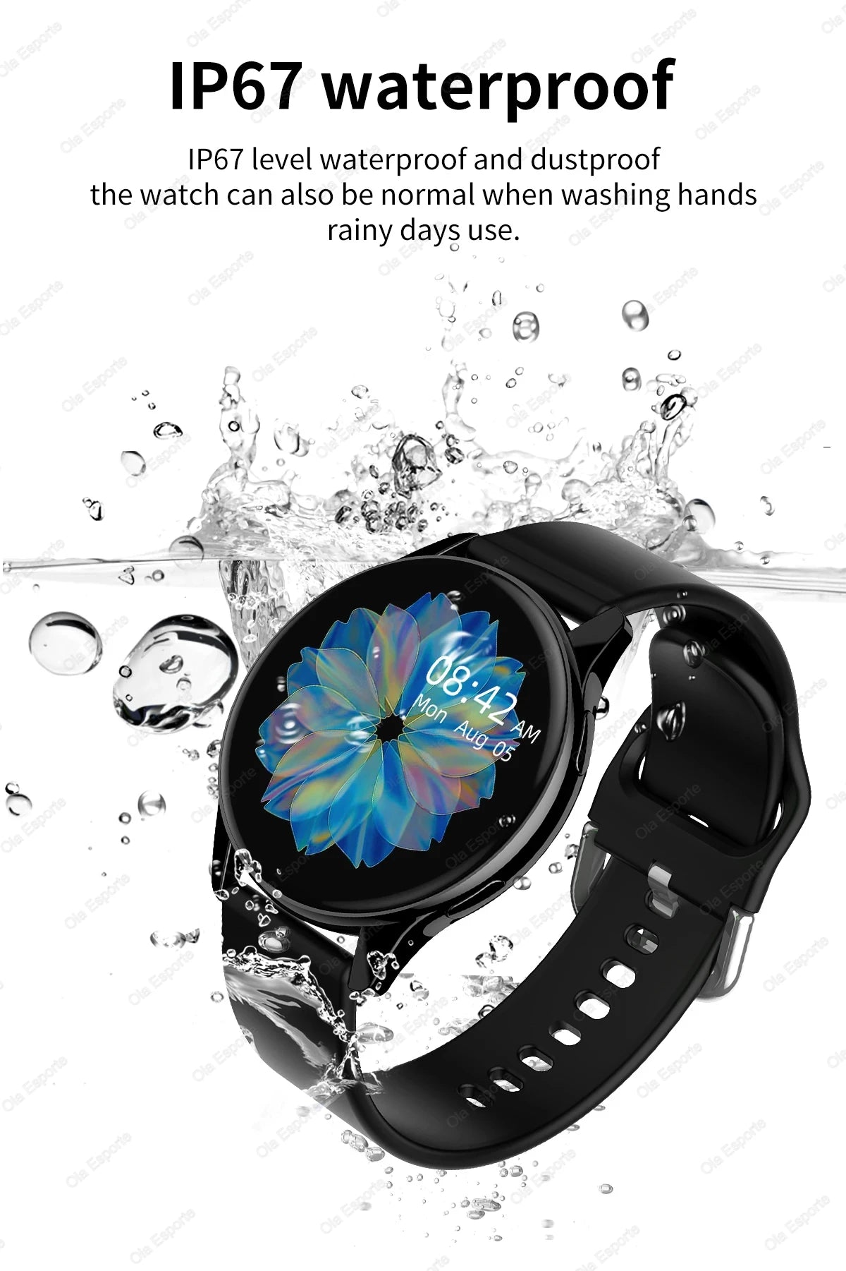 Smartwatch Women Watch 6 Health Monitoring Watch Waterproof Voice Assistant Bluetooth Call Smart Watch 2026 New Sports Watch