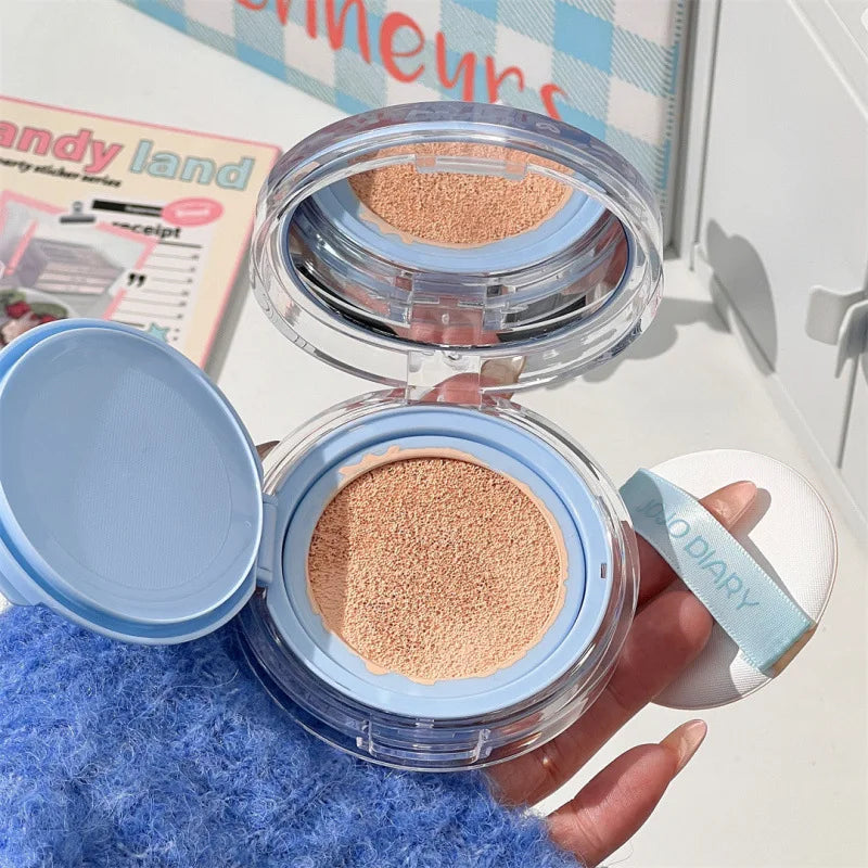 Korean Hydrating Air Cushion BB Cream Concealer Moisturizing Lasting Moisturizing No Stuck Waterproof and Sweat-proof Foundation