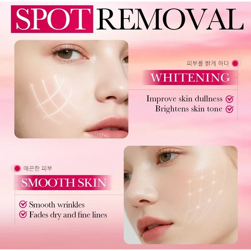 Pink PDRN Collagen Rich Essence With Peptides Salmon Moisturizing Toner,Refreshing Non-sticky Skin Care Serum For All Skin Types