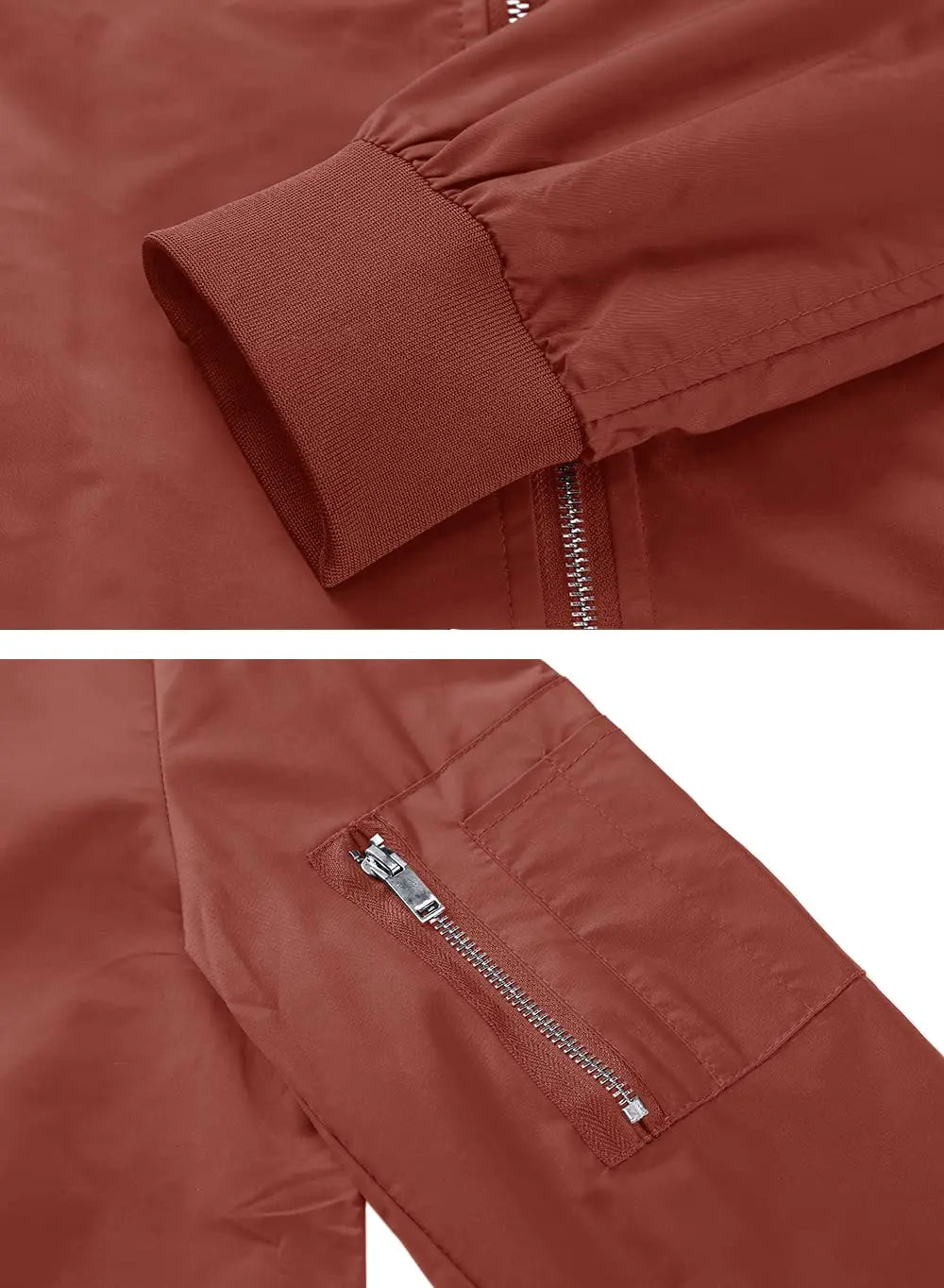 TACVASEN Spring Fall Thin Bomber Jackets Mens Jacket Lightweight Casual Windbreaker Zip Pockets Coats Biker Outwear Outdoor Male