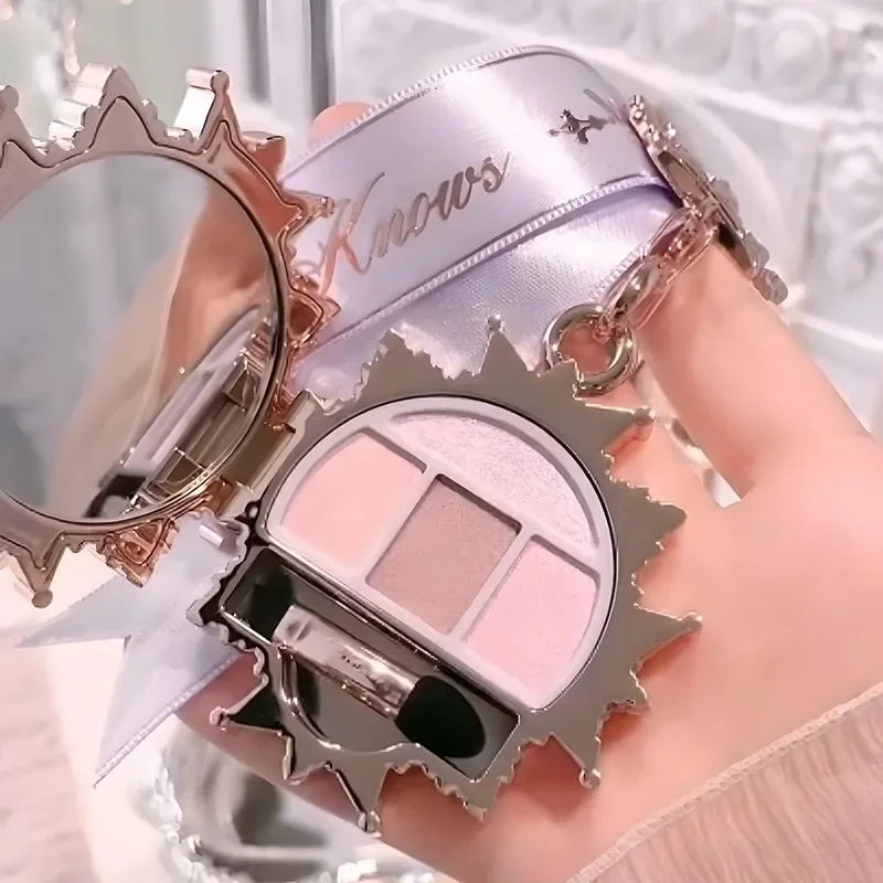 Flower Knows Knight Unicorn The Keychains Under-eye Puffiness Sleeping Silkworm Powder Long-Lasting Brightening Makeup Pendant
