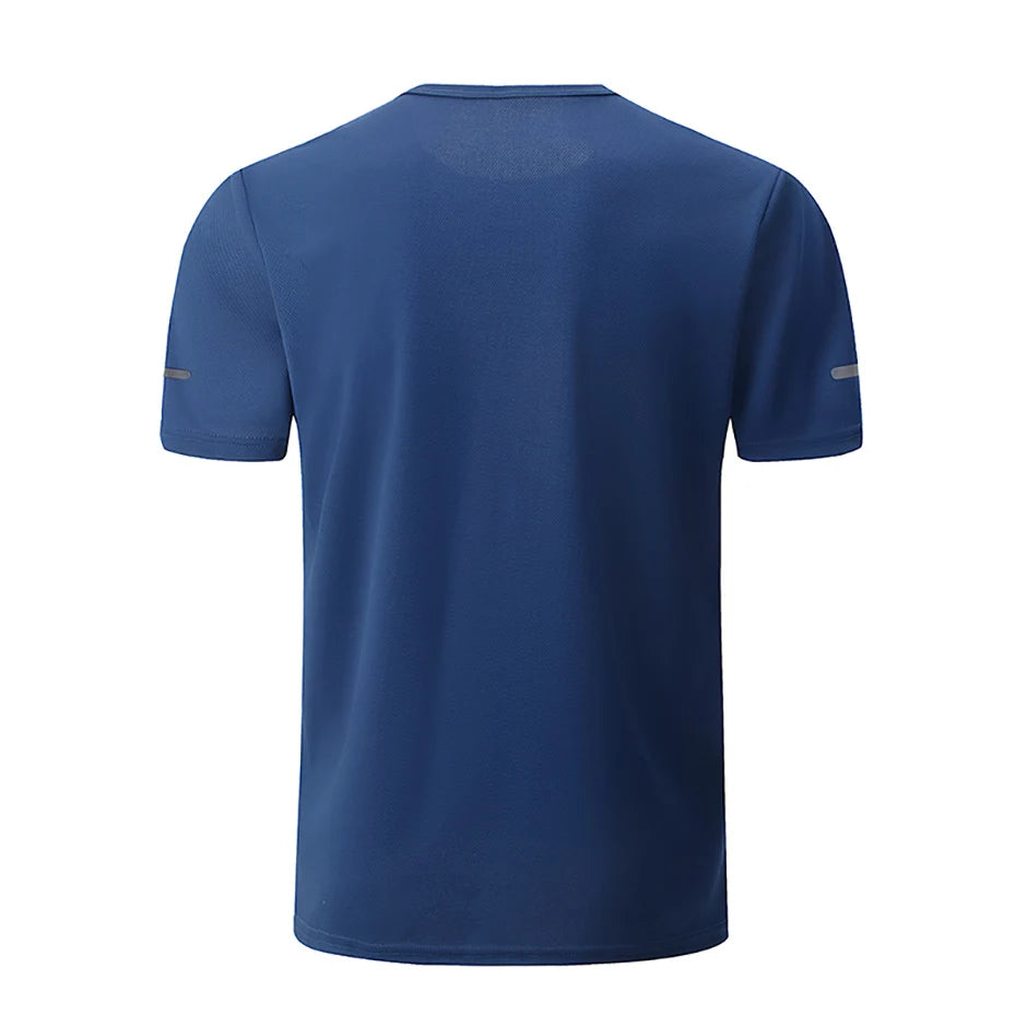 6/4 Pcs Men's Summer Multicolor Quick-drying Sports Short-sleeved Youth Running Fitness Basketball Football Breathable T-shirt