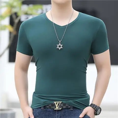 Men's Oversized T-Shirt - Breathable Casual Short Sleeve Tee 6XL