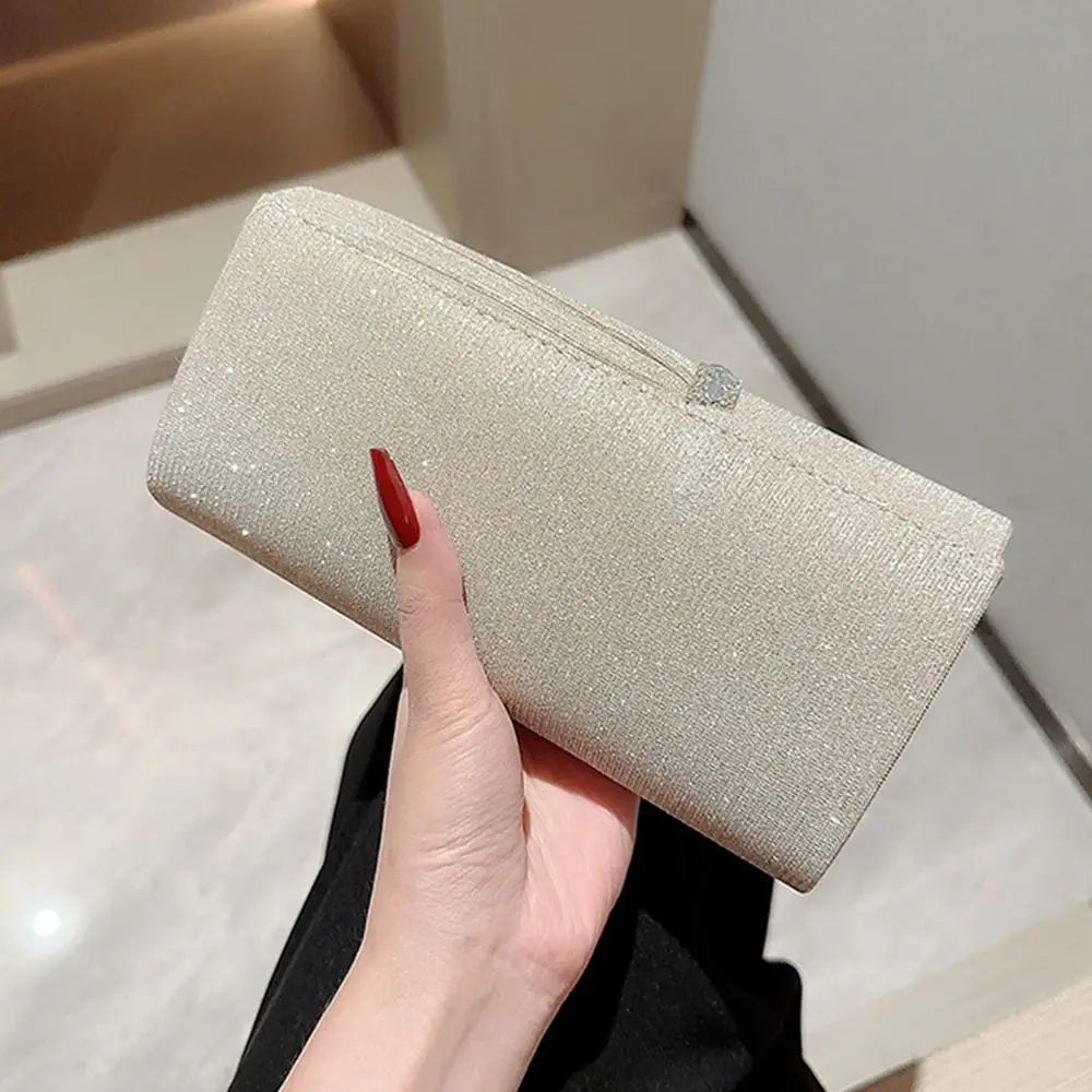 Luxury Glitter Evening Bags Chain Banquet Handbags Sequins Clutches Women Ladies