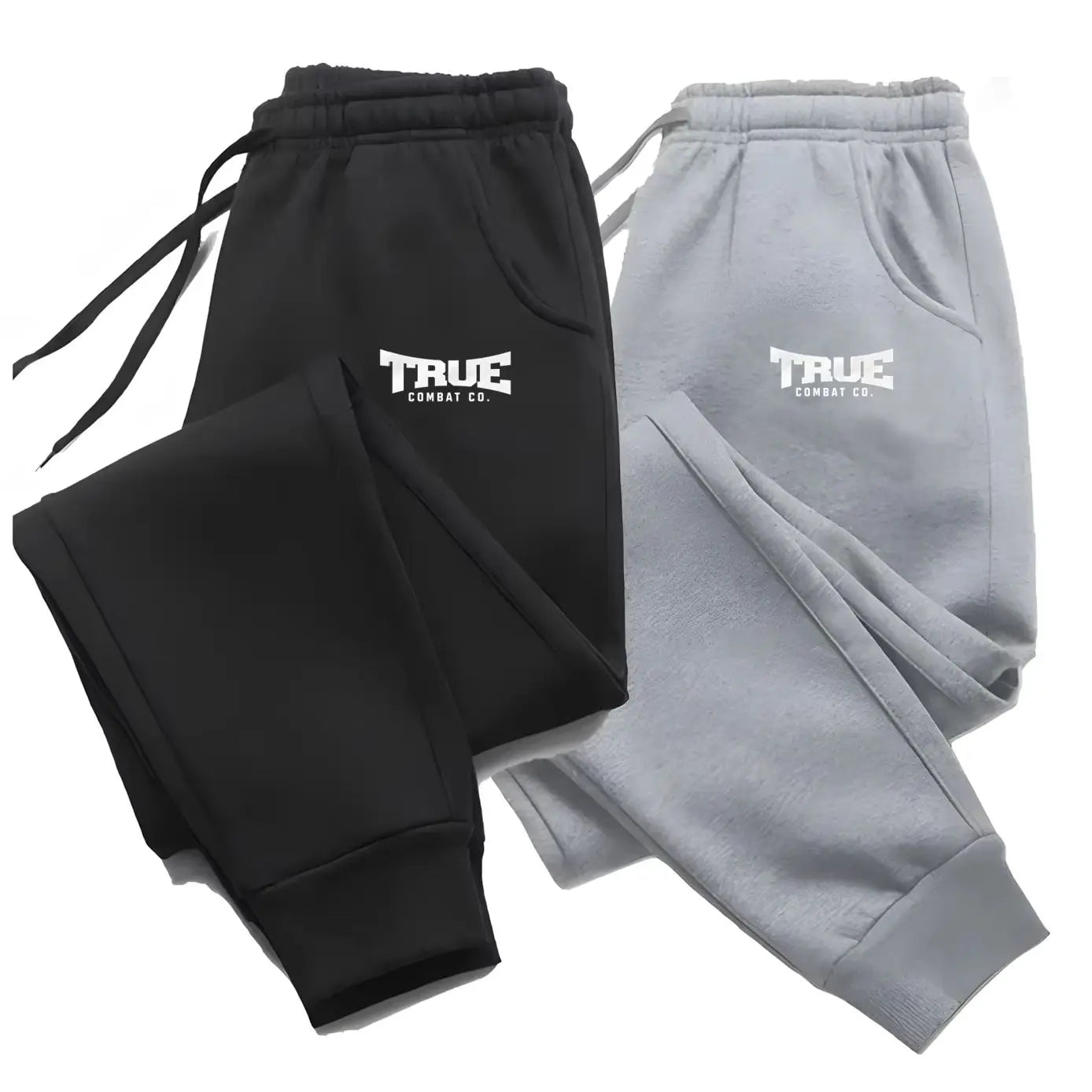 Men's Casual Sweatpants Two-Piece Set Comfortable Autumn Winter Sports Pants Outdoor Leisure Trousers