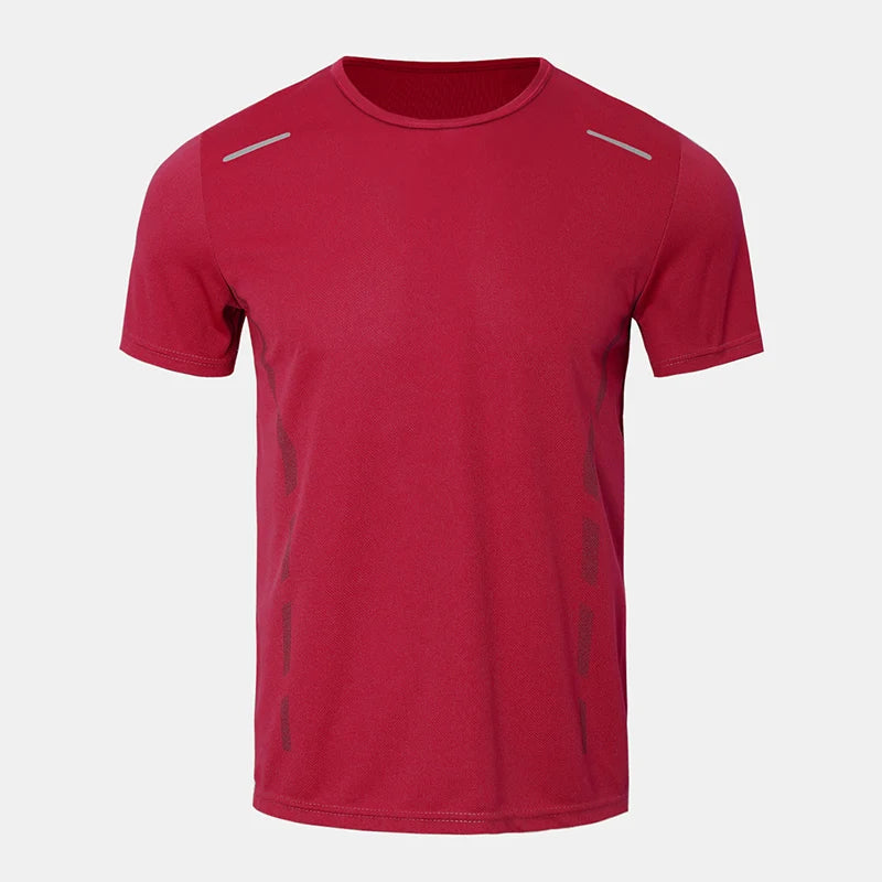 6/4 Pcs Men's Summer Multicolor Quick-drying Sports Short-sleeved Youth Running Fitness Basketball Football Breathable T-shirt