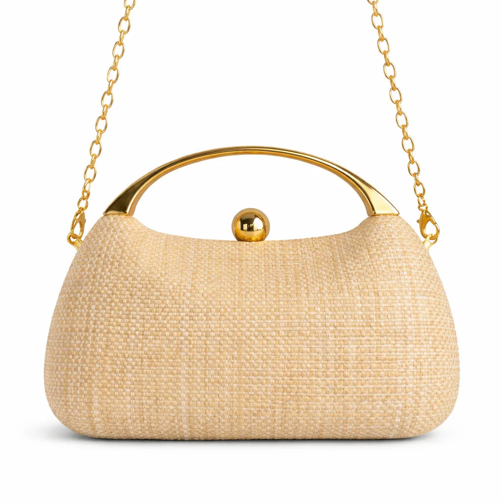 Fashion Elegant Straw Woven Clutch Handbags Purse Party Bags for Women Ladies Wedding Evening Handheld Crossbody Bags Totes Hobos Shoulder Bag