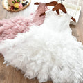 Princess Skirt for Girls Summer 2024 New Cake Skirt for Children Baby Fashion Cute Sweet Kids Dresses for Girls Girl Clothes