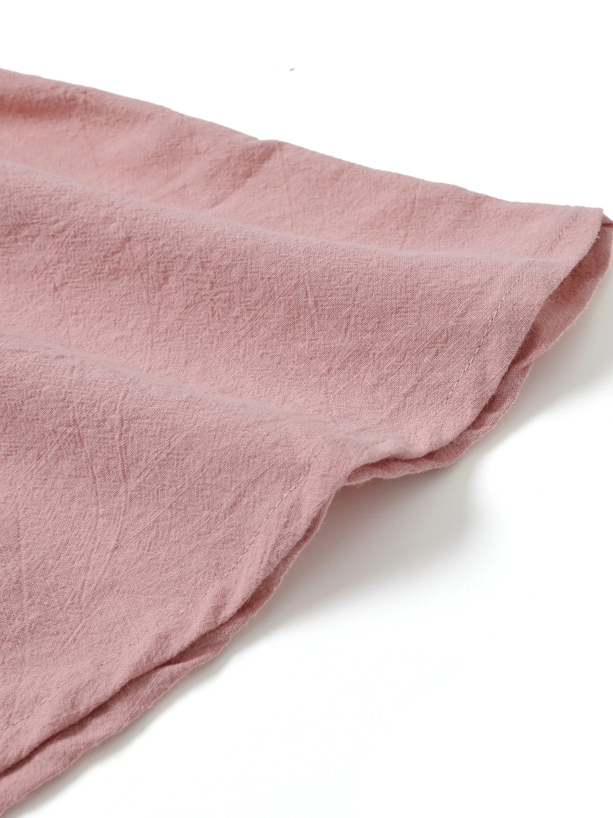 Casual Style Sleeveless Baby Girl Clothing Flying Sleeve Cotton and Linen Material Versatile Solid Color Princess Dress