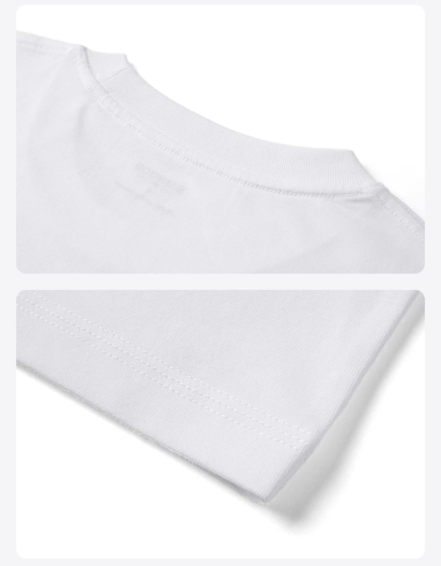 SIMWOOD Men's 230gsm Cotton Sorona Blend Soft Breathable T-Shirt Men Loose Fit Short Sleeve Tee Casual Summer Top