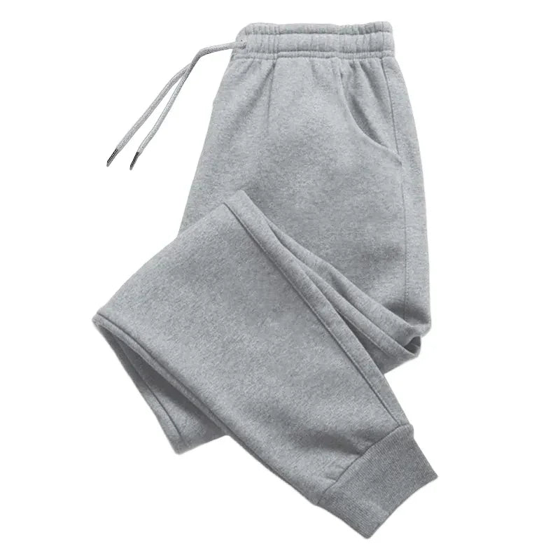Men's Tapered Jogger Sweatpants - Drawstring Knit Casual Trousers