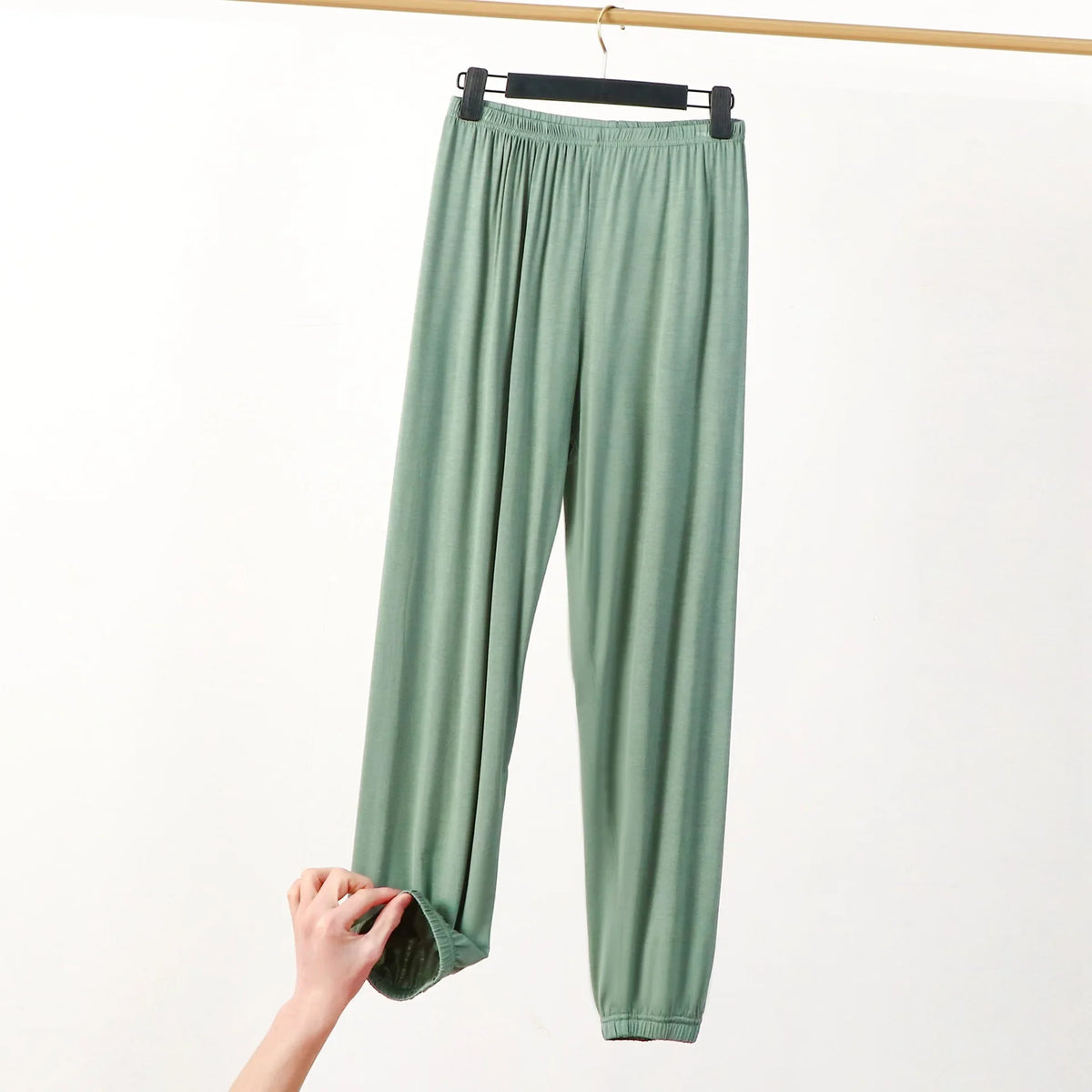 Women's Plus Size Modal Sleepwear Pants - Casual Loose Fit Trousers