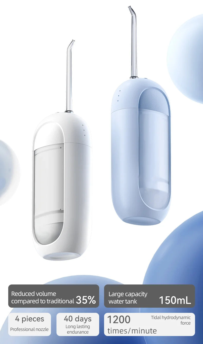 Cepillo de dientes eléctrico portátil con irrigador dental para limpiar los dientes, irrigador bucal doméstico para limpiar los dientes