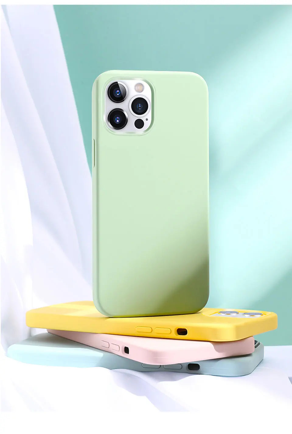 Luxury Case For iPhone 17 16 15 14 13 12 11 Pro Max Simple Cute Cover For iPhone Air 16 15 14 Plus Protective Cases Accessories