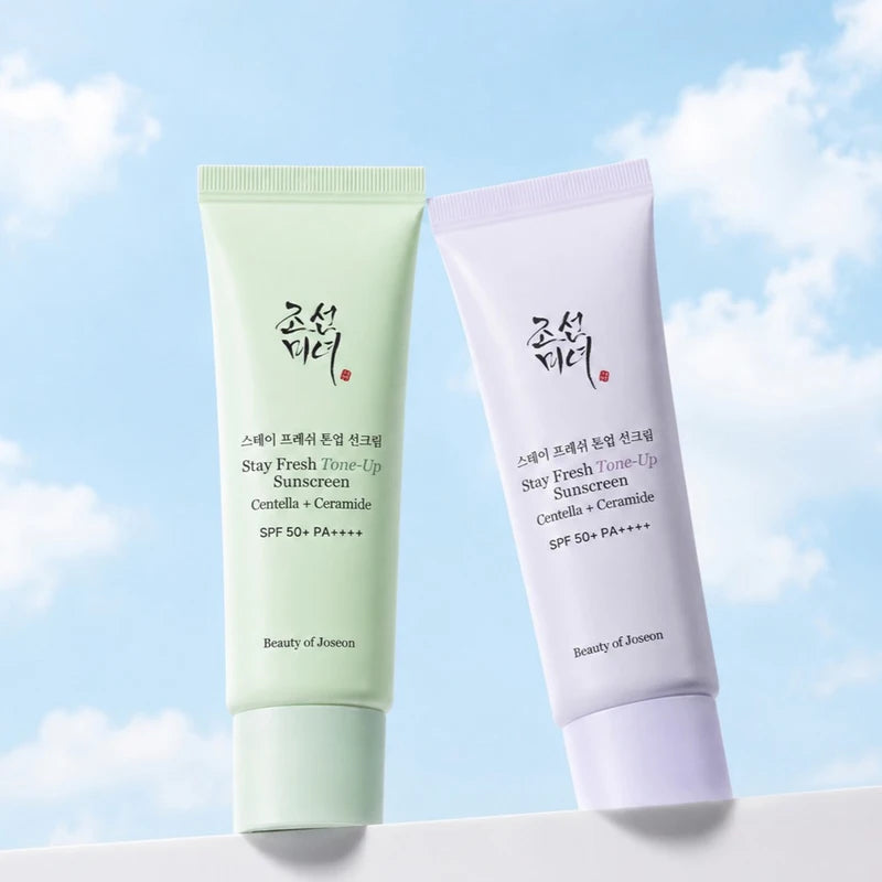Beauty of Joseon Green Purple Brightening Primer Tone-Up Foundation Liquid Prevent Makeup From Coming Off Easily Isolation Cream
