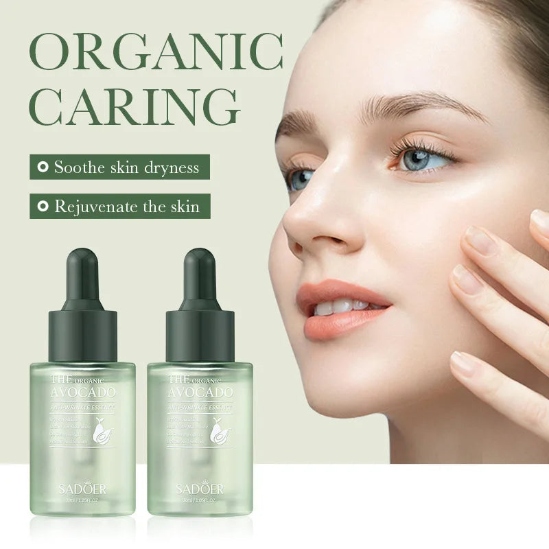 SADOER Avocado Skincare 6-Piece Set - Cleansing, Moisturizing, Care