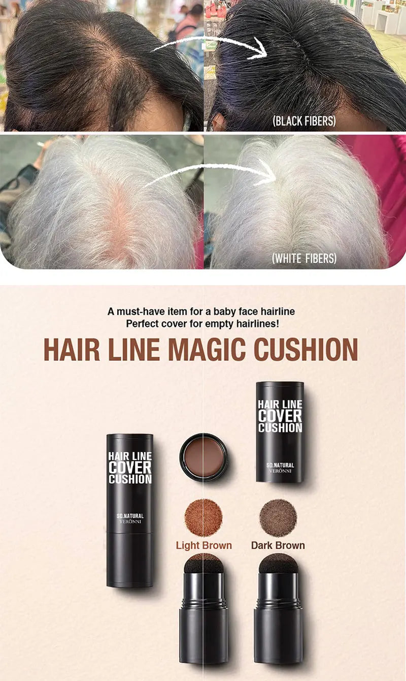 14 Color Temporary Hairline Powder Stick,Waterproof Hairline Filling Powder,Hair Shadow Powder,Hair Shading Sponge Pen
