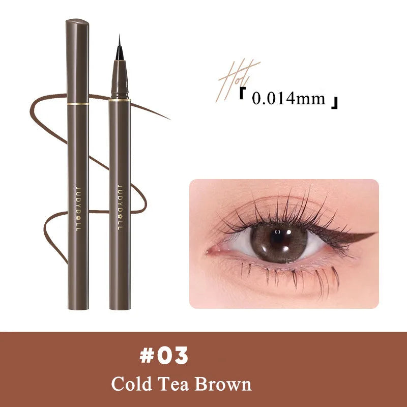 Judydoll Ultra-Fine Liquid Eyeliner Pen Matte Lying Silkworm Eye Lash Pencil Fast Dry Smooth Lasting Eye Shadow Stick Makeup