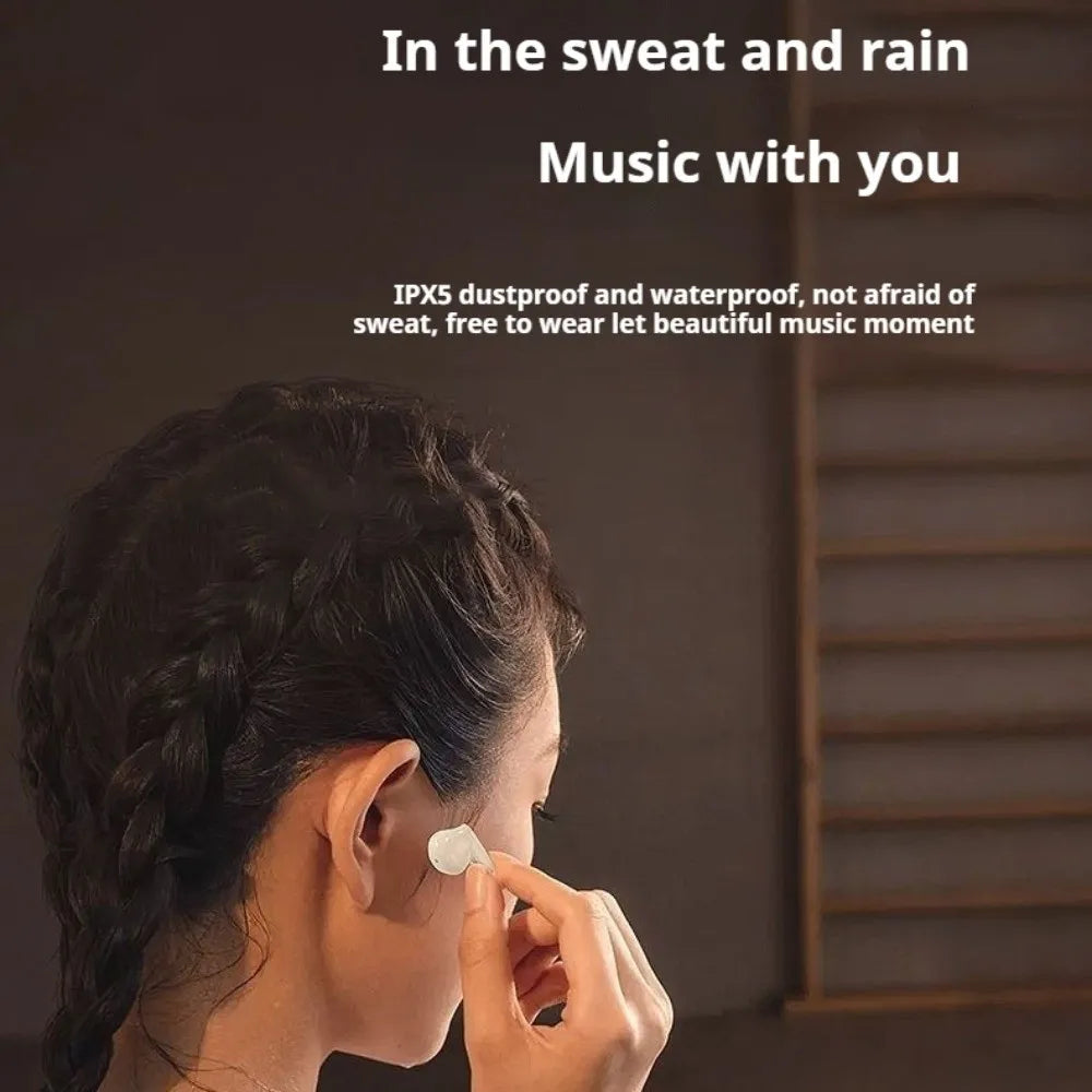 Touch Control Wireless Headset Low Latency Noise Reduction Bluetooth Headphone Waterproof Mini Size Bluetooth Earbuds