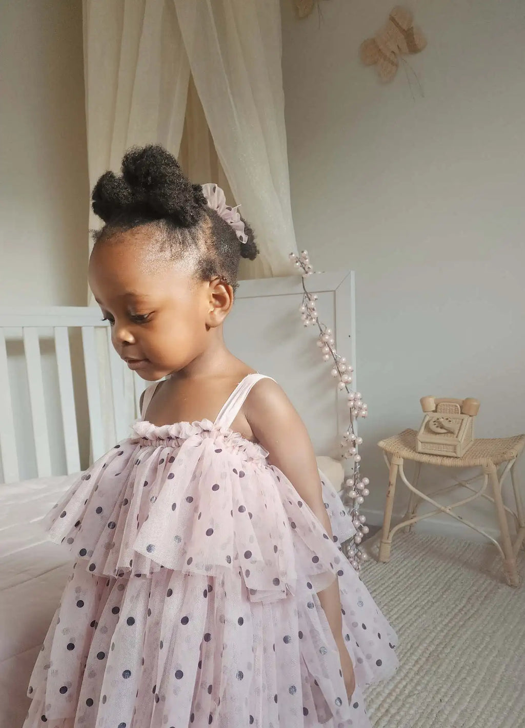 Baby Girl Princess Layered Tutu Dress Infant Toddler Child Sleeveless Suspender Dot Tulle Dresses for Casual Summer Baby Clothes