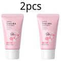 Sakura Sunscreen Cream Spf50 Moisturizing Uv Protect Face Body Sunscreen Isolation Lotion Oil Control Reduce Melanin Skin Care