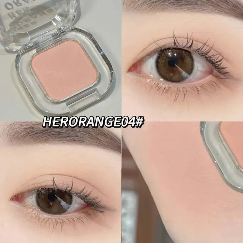 Red Brown Eyeshadow Palette Multifunctional Makeup Palette Silky Matte Coral Red Eyeliner Silkworm Lower Shadow Eyeliner Makeup