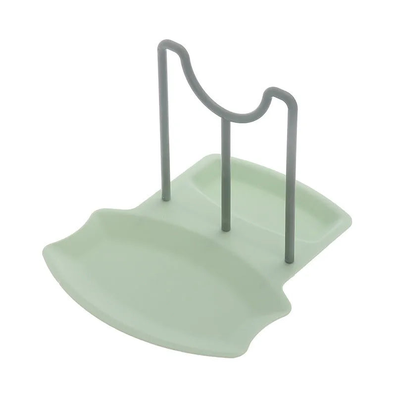 Organizador de cocina, soporte para tapas de ollas, estante para secar sartenes, soporte de encimera sin perforaciones para cucharas, accesorios para el hogar