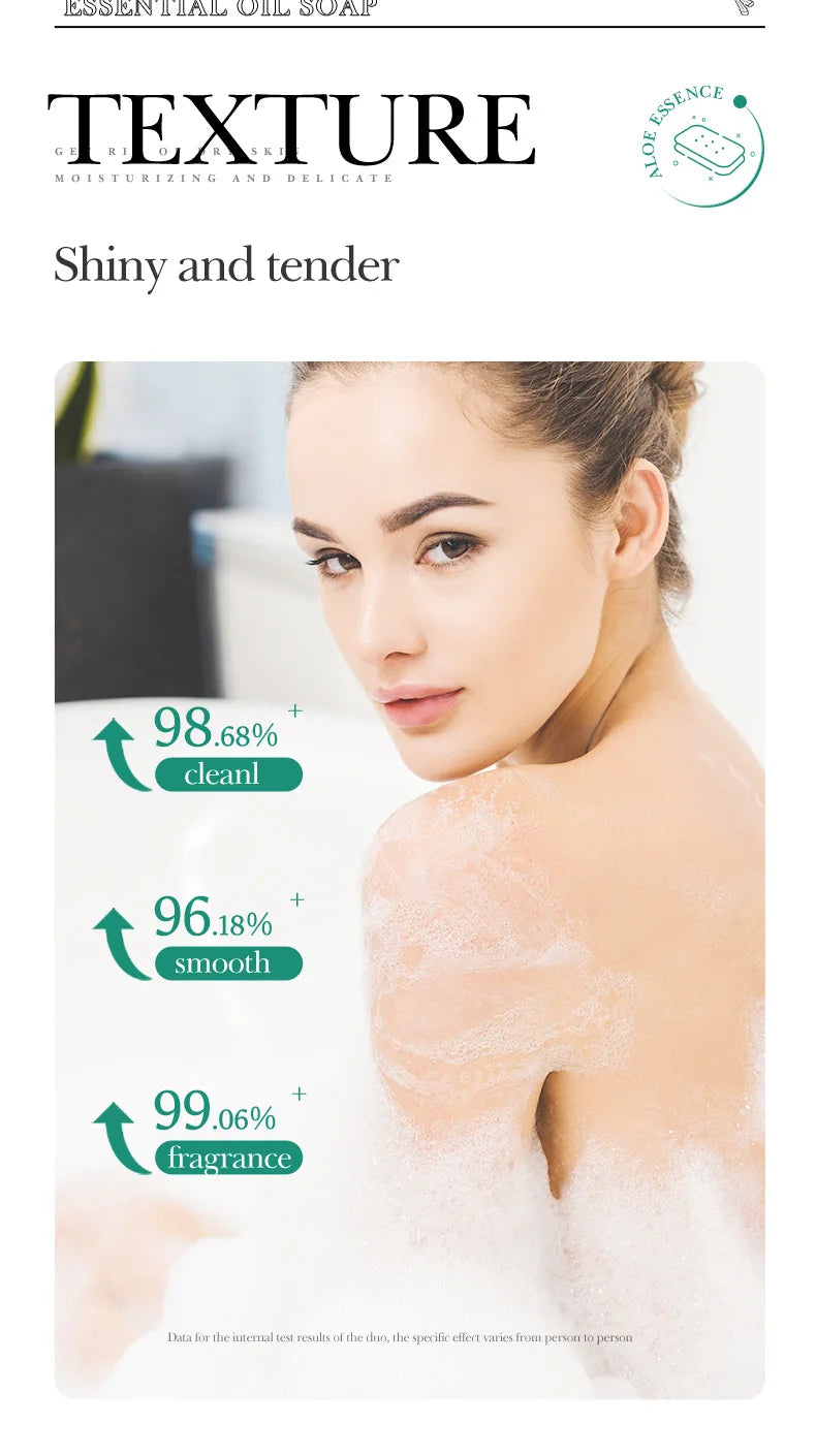 Aloe Vera Facial Soap - Handmade Essential Oil Cleanser 100g