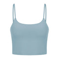 Solid Color Women Sports Bra Comprehensive Training Shockproof Halter Soft Sports Fitness Top Gym Yoga Chest Pad Comprehensive