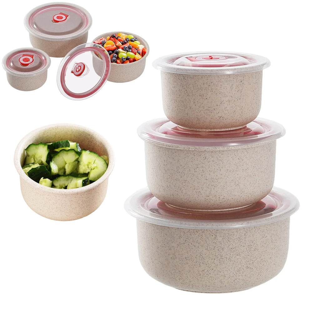 3pcs Food Storage Containers Bento Box Lightweight Food Storage Containers for Kitchen Storage Picnic Meal Prep Take Out