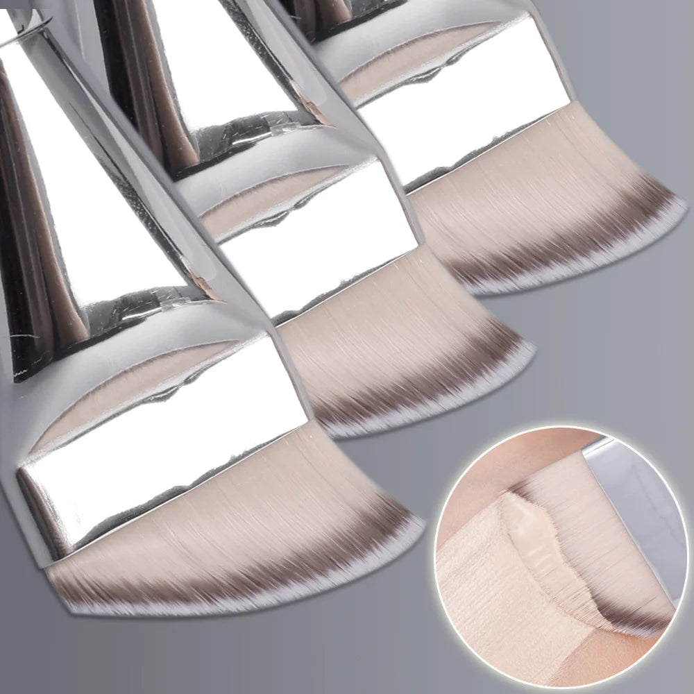 Ultra-Thin Foundation Brush Widened Bristles Lightweight Face Contour Brush Precise Even Foundation Cream Makeup Brushes