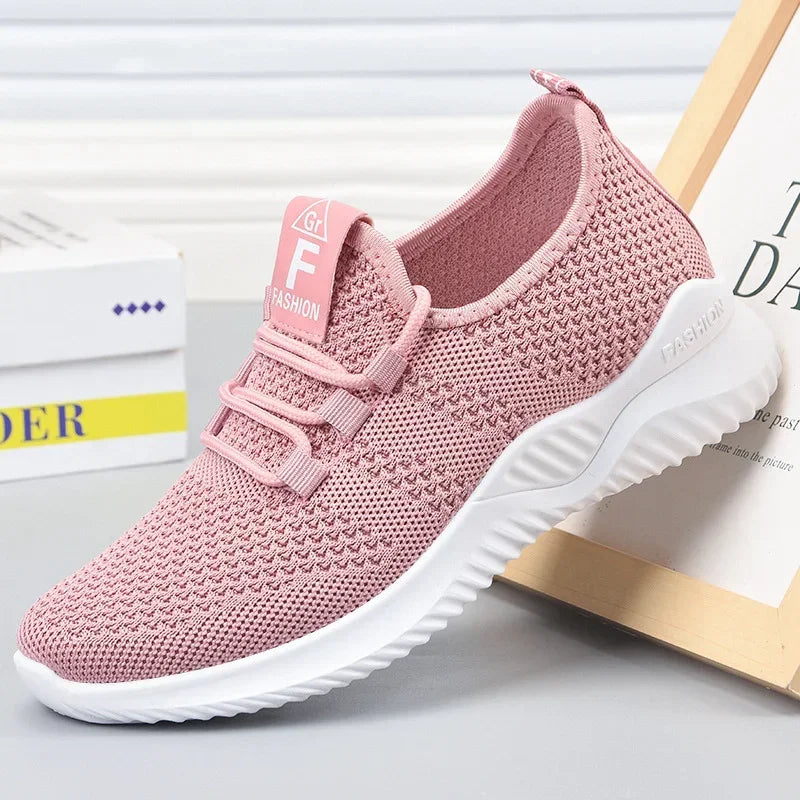 Women's Lightweight Casual Sneakers | Breathable Mesh Platform Shoes