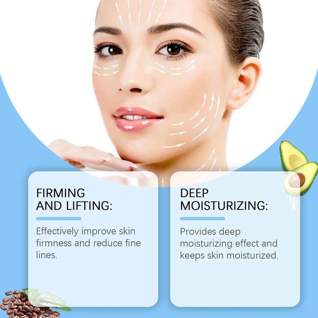 Hyaluronic Acid Cream Shrink Pores Anti Wrinkle Nourishing Hydrating Improve Dryness Remove Fine Lines Moisturizing Facial Cream