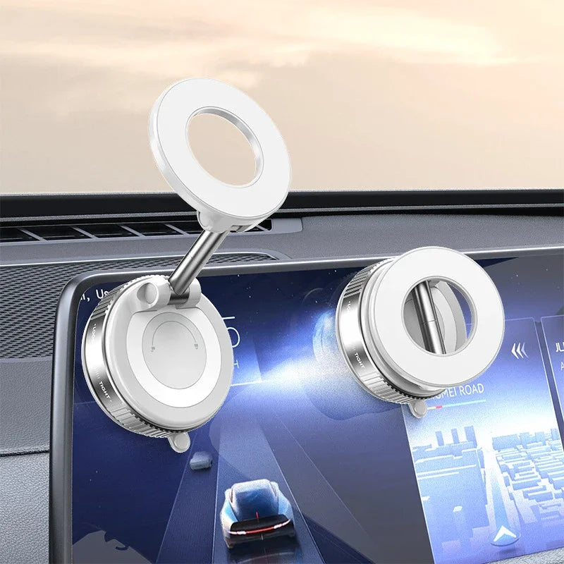 Magnetic Car Phone Holder 360 Degree Rotation Vacuum Adsorption Strong Suction Holder for Mobile PhoneCar Bracket Universal New