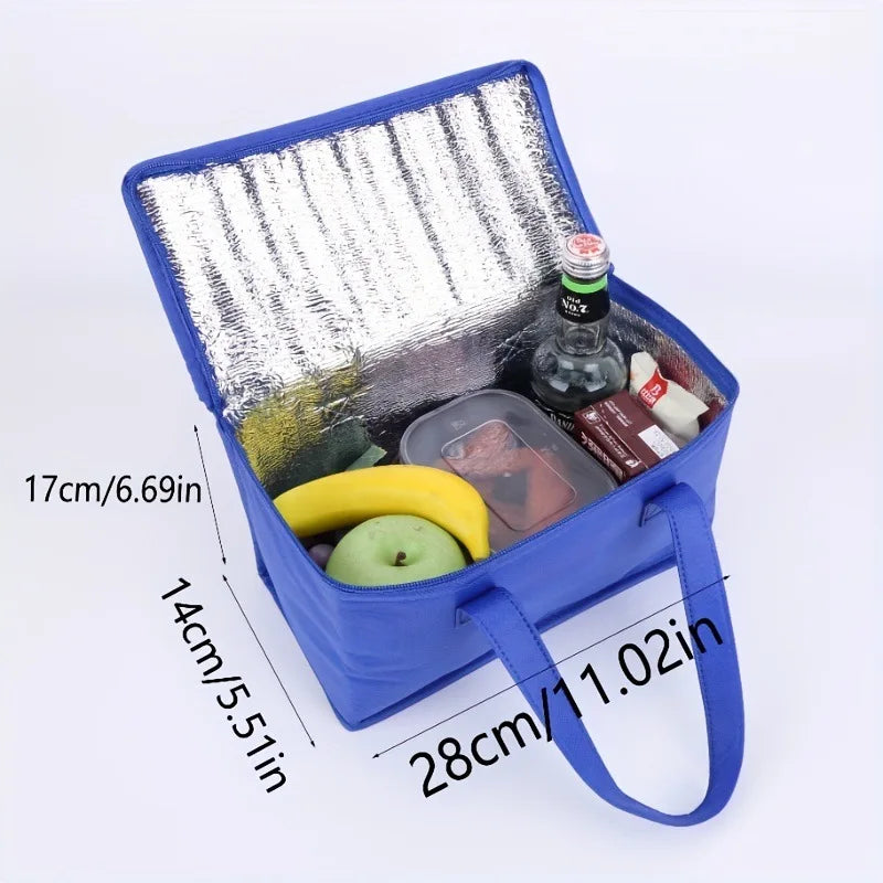 Nevera portátil para almuerzo, bolsa térmica plegable para entrega de cerveza, bolsa de picnic aislante, bolsa térmica para alimentos, transportador de bebidas, bolsas aislantes.