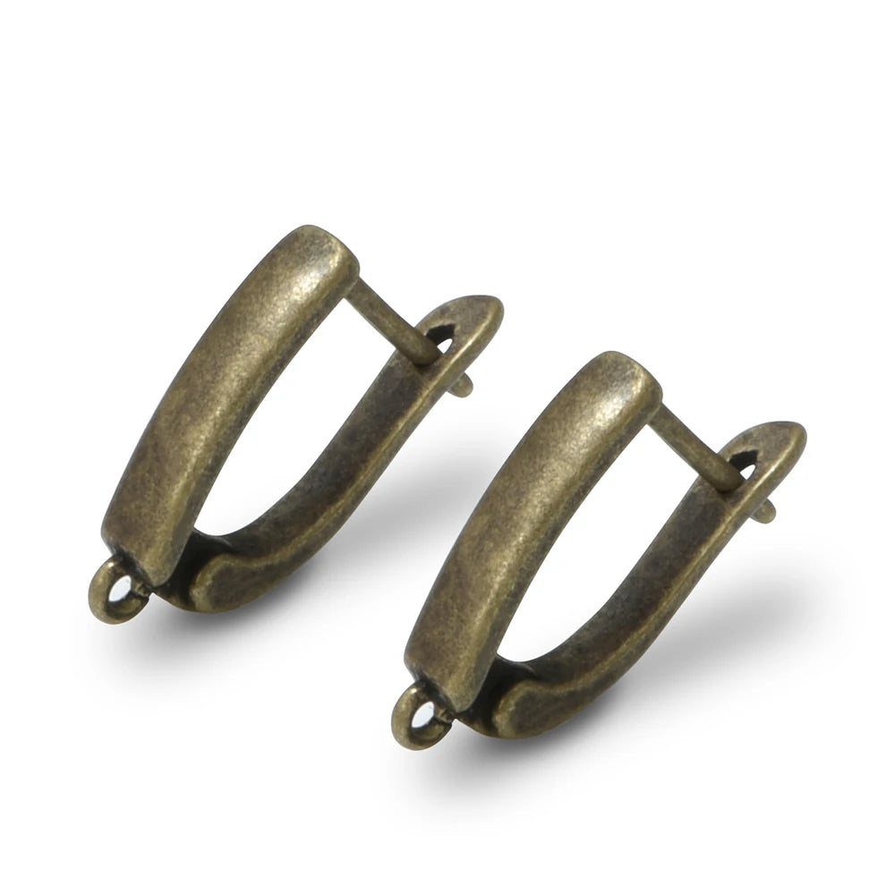 1 Pair New Antique Bronze Earrings Findings For Diy Woman Jewelry Earring Hooks Accessories Handmade Making Supplies