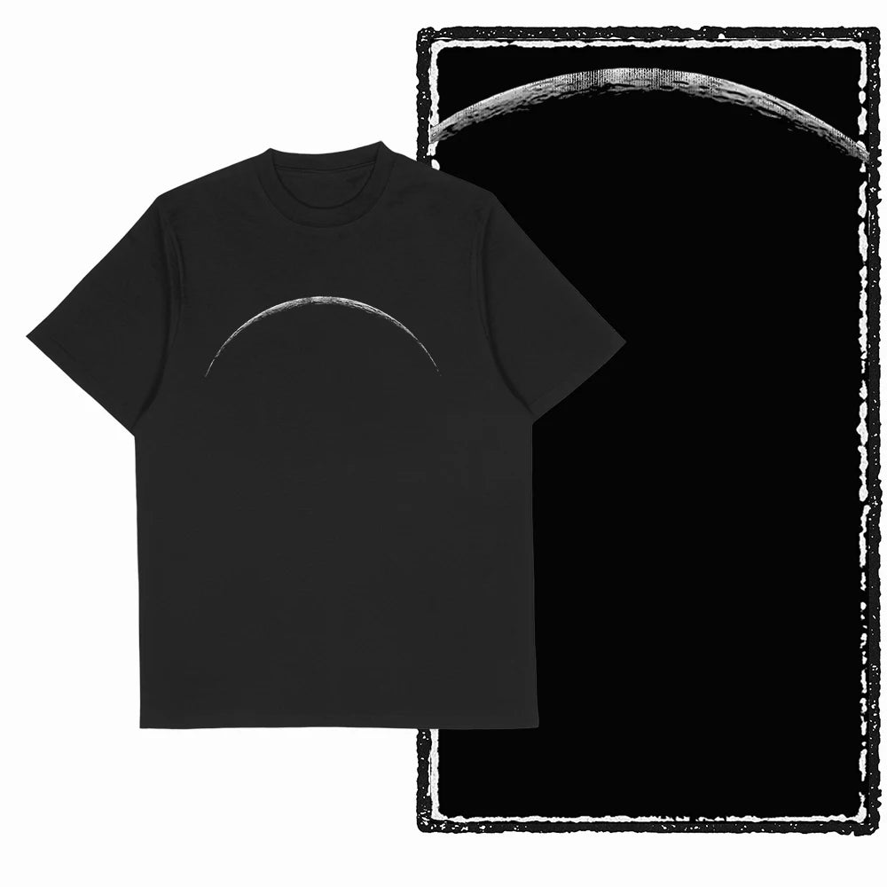 The Coolmind Men's 100% Cotton Astronaut Graphic T-Shirt - Black