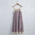 Chic Muslin 100% Cotton Gauze Summer Dresses Women Sexy Adjustable Strap Patchwork Party Boho Beach Holiday Sundress Vestidos