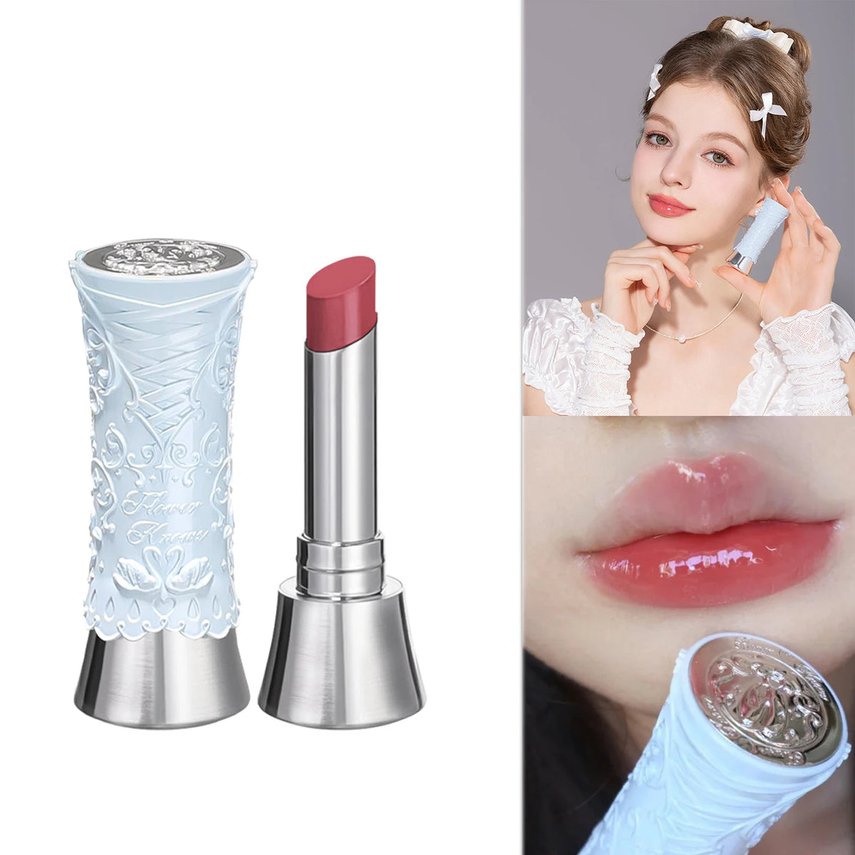 Flower Knows Lip Gloss - Vegan Hydrating Tinted Lip Oil