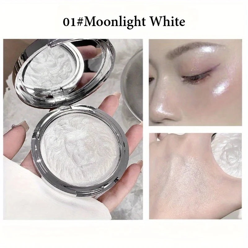 Lion Series High-Gloss Powder, Clear & Glittering, Fine Pearlescent Luster, High-End Texture, Long-Lasting High-Gloss Paste