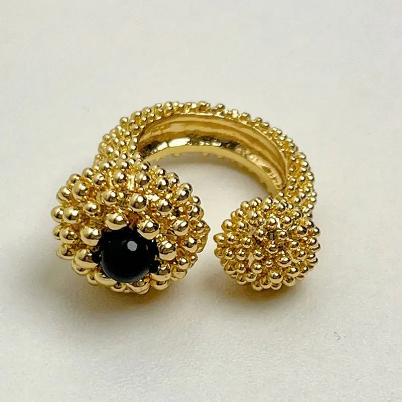 Fashion Jewelry Luxury Temperament Metal Open Rings For Women'S Girl Wedding Gifts Popular Design Accessories Dropshipping