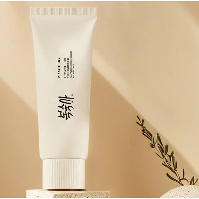 Korean Rice Essence Sunscreen Lotion - Moisturizing Makeup Primer