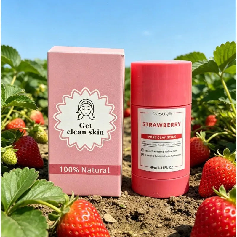 Deep Cleansing Mugwort Volcanic Mud Mask Stick Remove Blackheads Pore Control Oil Balancing Facial Clay Mask Gentle Skin Care