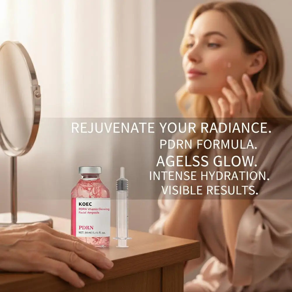 PDRN Salmon DNA Serum Ampoule Repair Renew Skin Brighten Tone Facial Essence Hydrating Nourishing Firming Skin Care Treatment