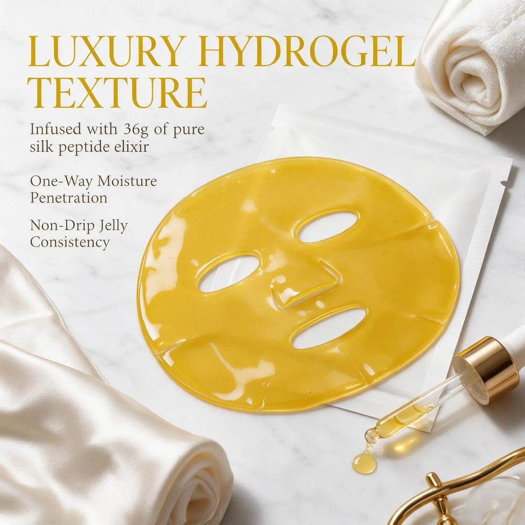 2026 New Silk Peptide EGF Gold Overnight Mask, 24K Gold Particles with Antioxidant Properties, Gentle Overnight Facial Conditioning Mask, Korean Skincare, Perfect Holiday Gift for Halloween Thanksgiving Christmas